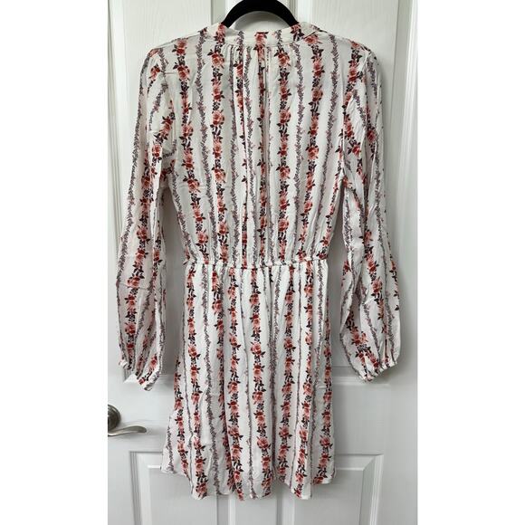 Savanna Jane Small boho dress no belt long sleeve with roses western country - Picture 5 of 7